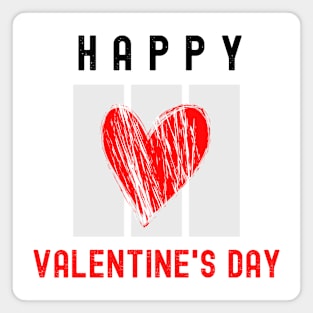 Happy Valentine's day festive design Magnet